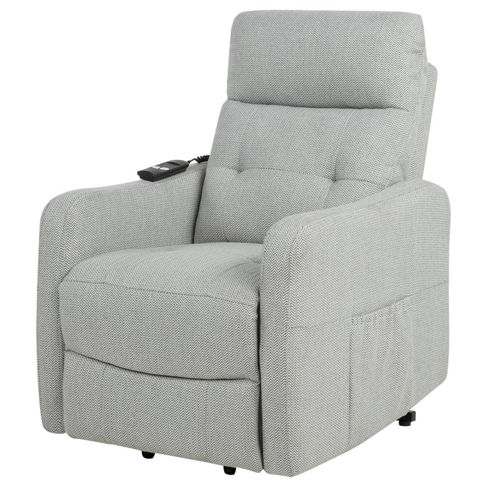Dayes Upholstered Power Lift Recliner Chair