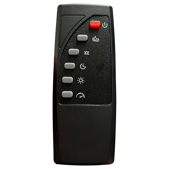 Tisdall Wingback Bed with Flame Visualizer - LasVegasFurnitureOnline.com