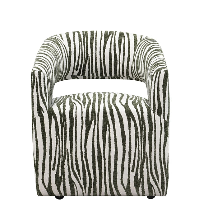 Tresa Dining Arm Chair w/ Casters - Chair | Las Vegas Furniture Online - View 29
