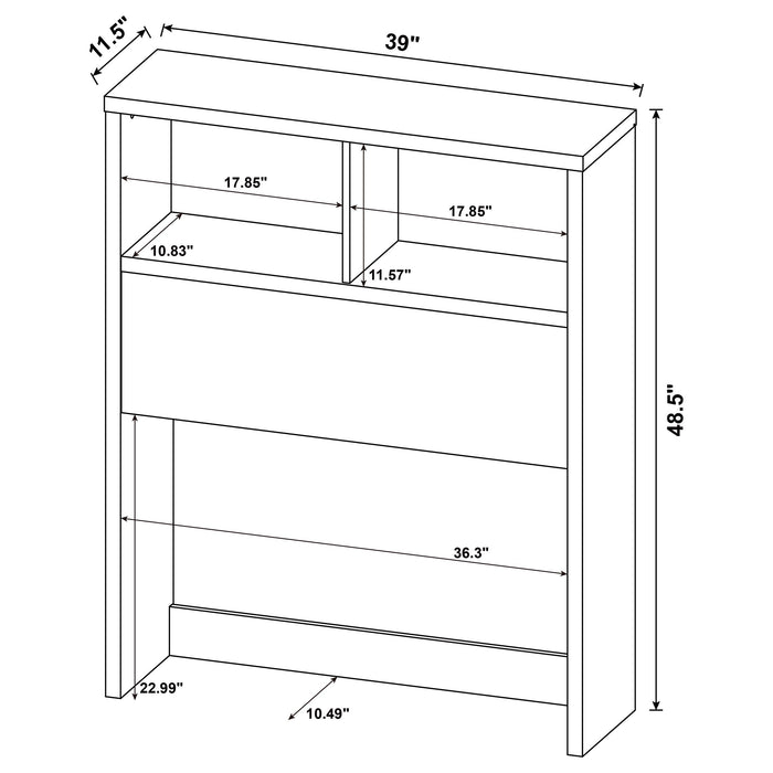 Westpark 5 Pc Twin & Full Bedroom Set Black, Brown & Natural