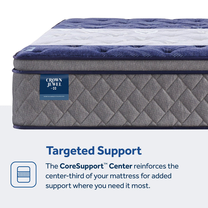 Eighth & Park Soft Euro Pillow Top 15" Mattress