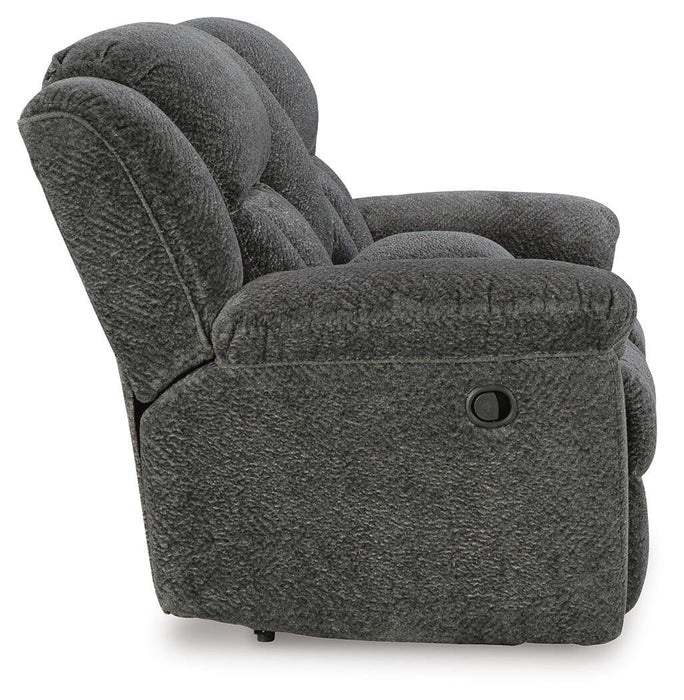 Frohn Reclining Loveseat with Console - LasVegasFurnitureOnline.com