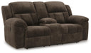 Frohn Reclining Loveseat with Console - LasVegasFurnitureOnline.com