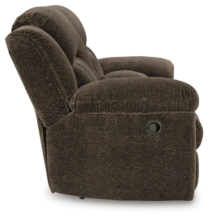 Frohn Reclining Loveseat with Console - LasVegasFurnitureOnline.com