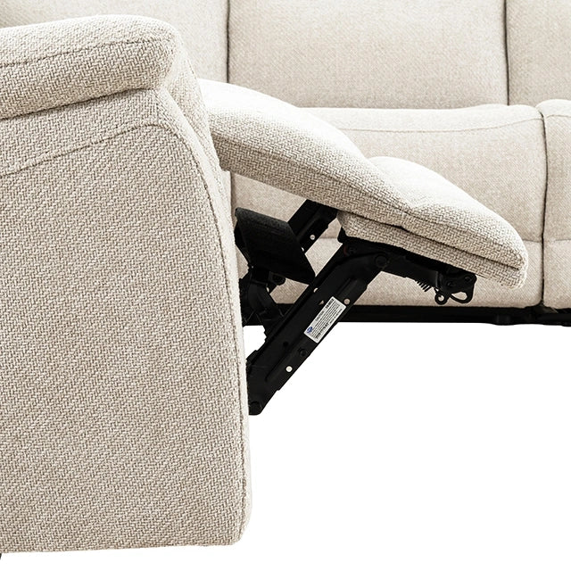 Mattheus Power Sectional with Console + 3 Recliners - Sectional | Las Vegas Furniture Online - View 38