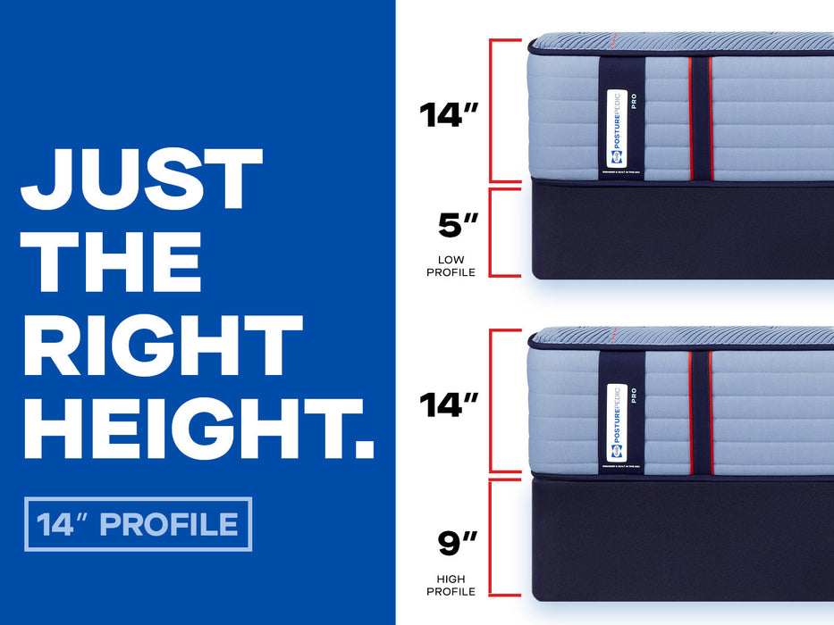 Sealy Posturepedic Pro Spring Dupont II 14" Firm Tight Top Mattress
