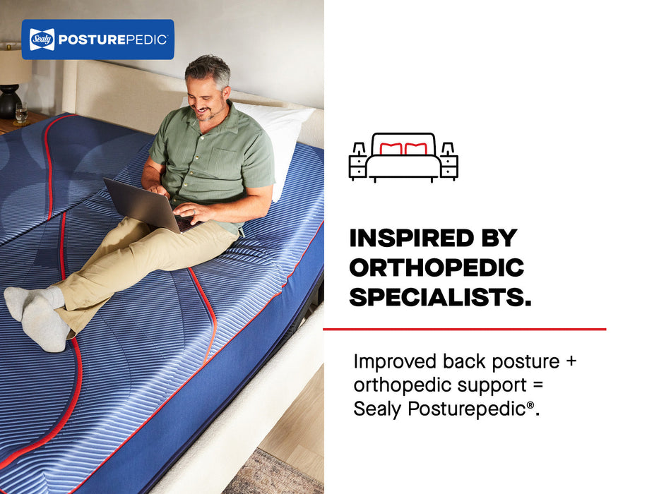 Sealy Posturepedic Pro Spring Dupont II 15" Medium Euro Pillowtop Mattress