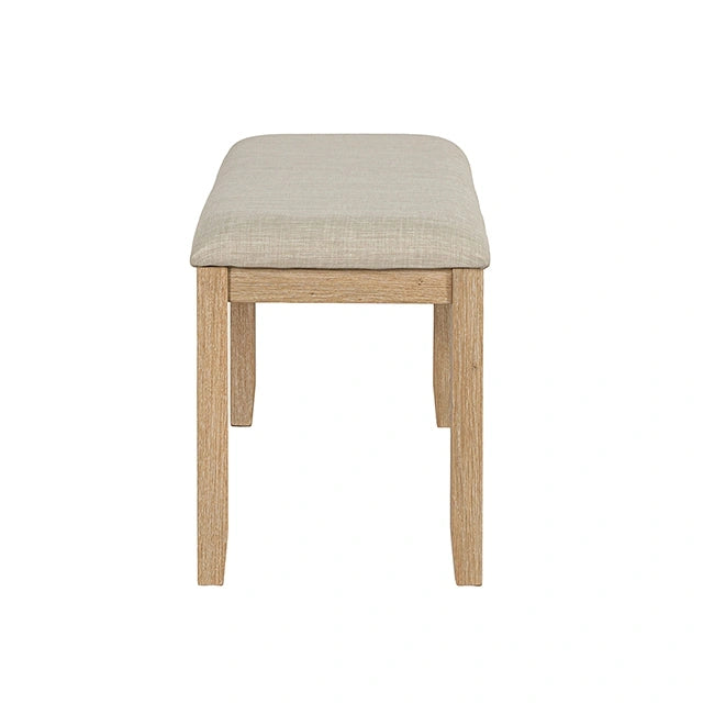Salvino Dining Bench Natural - Bench | Las Vegas Furniture Online - View 5