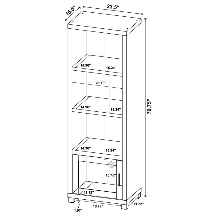 Jupiter Entertainment Center (TV Stand and 2 Media Tower)