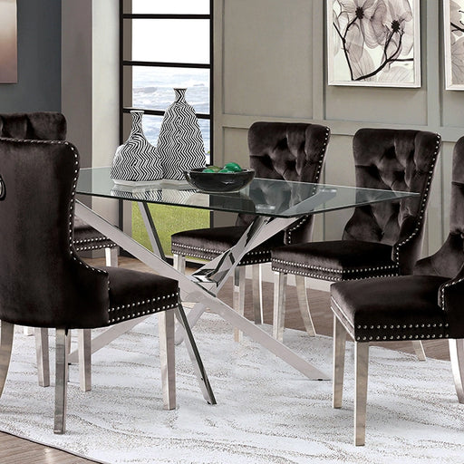 Silveria 7 Pc Dining Table Set - Dining Table Set | Las Vegas Furniture Online