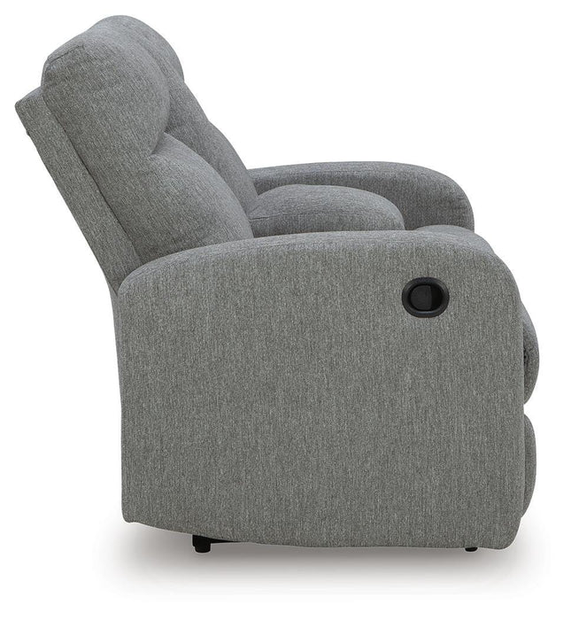 Gauntlet Reclining Loveseat with Console - LasVegasFurnitureOnline.com