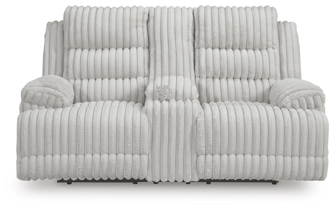 Rhines Falls Power Reclining Loveseat with Console - LasVegasFurnitureOnline.com
