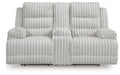 Rhines Falls Power Reclining Loveseat with Console - LasVegasFurnitureOnline.com