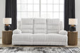 Rhines Falls Power Reclining Sofa with Drop Down Table - LasVegasFurnitureOnline.com