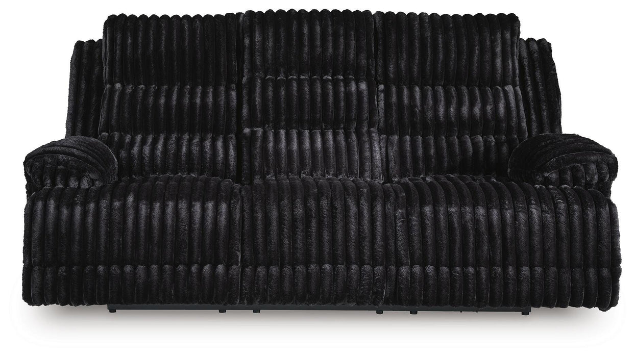 Rhine Falls Power Reclining Sofa with Drop Down Table - LasVegasFurnitureOnline.com