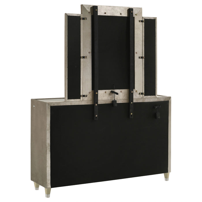 Lorient LED Dresser with LED Mirror