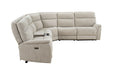 Mattheus Power Sectional with Console + 2 Recliners - Sectional | Las Vegas Furniture Online - View 34