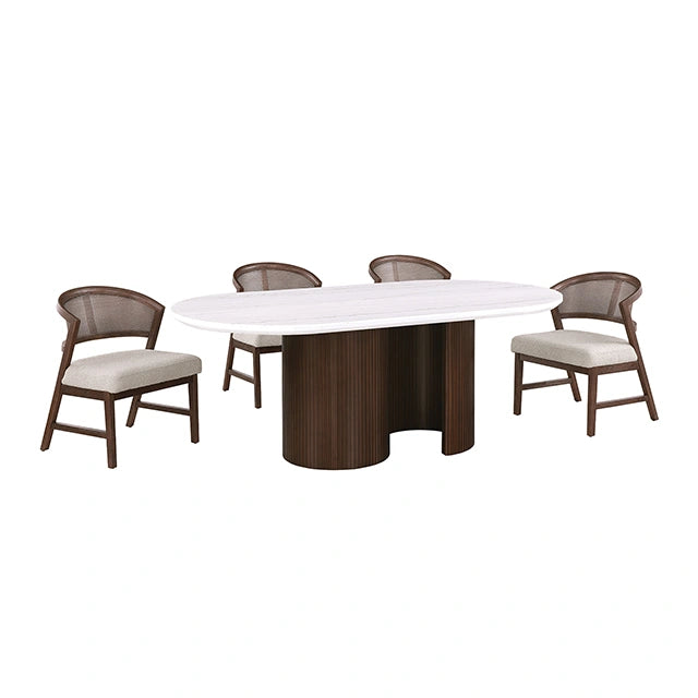 Narvik 5 Pc. Dining Table Set FM37026BR-OT-5PC-DW - Dining Table Set | Las Vegas Furniture Online - View 13