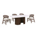 Narvik 5 Pc. Dining Table Set FM37026BR-OT-5PC-DW - Dining Table Set | Las Vegas Furniture Online - View 13