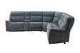 Mattheus Power Sectional with Cooler + 3 Recliners - Sectional | Las Vegas Furniture Online - View 9