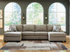 Newellen Sectional with Double Chaise - LasVegasFurnitureOnline.com
