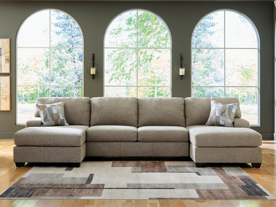 Newellen Sectional with Double Chaise - LasVegasFurnitureOnline.com