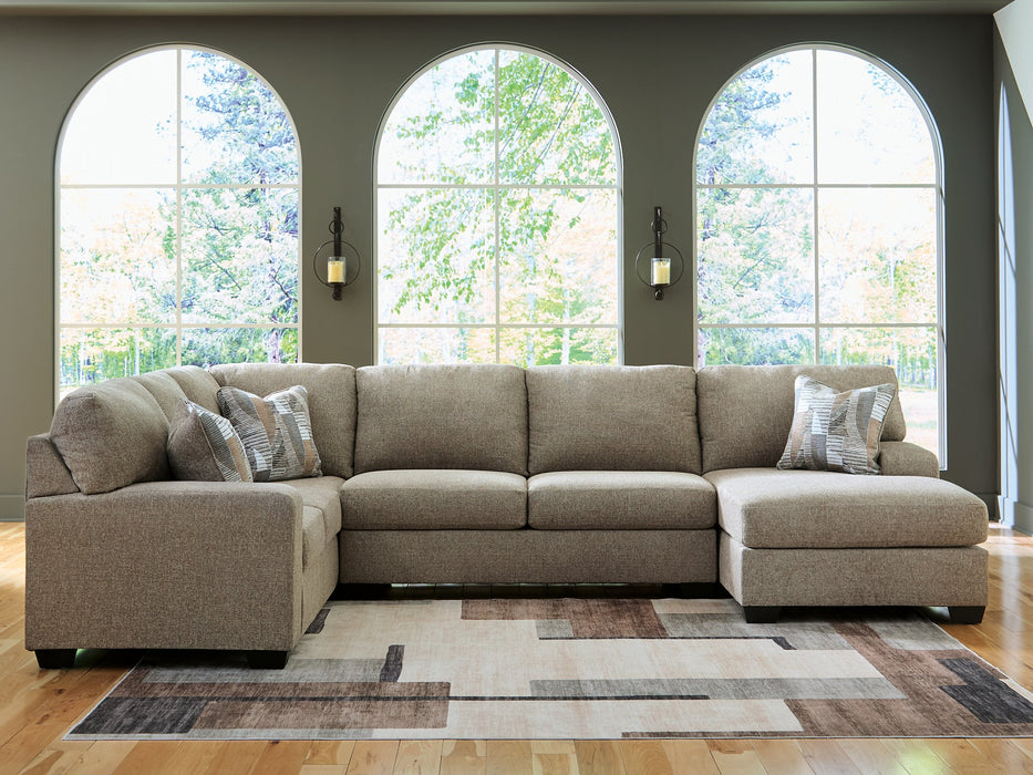 Newellen Sleeper Sectional with Chaise - LasVegasFurnitureOnline.com