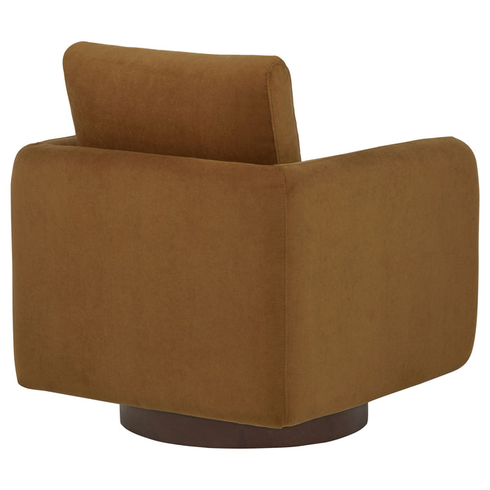 Iris Upholstered Swivel Accent Chair