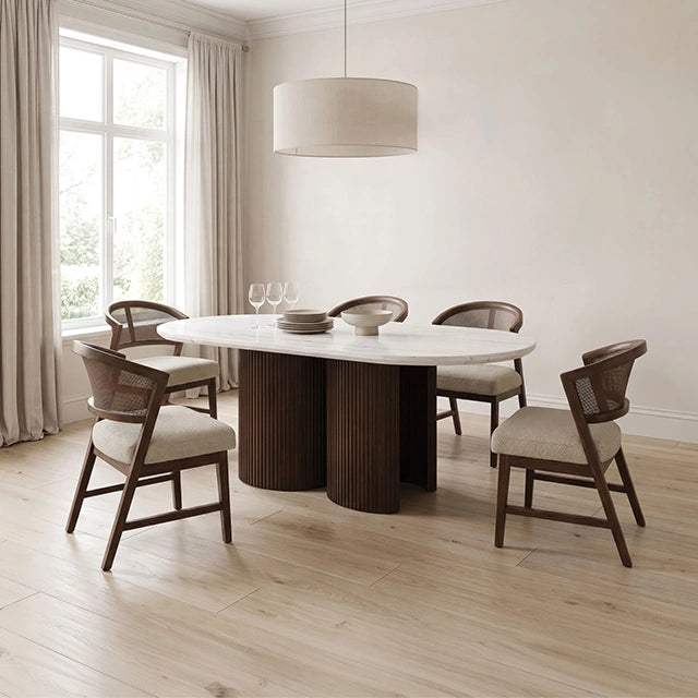 Narvik 5 Pc. Dining Table Set FM37026BR-OT-5PC-DW - Dining Table Set | Las Vegas Furniture Online - View 3