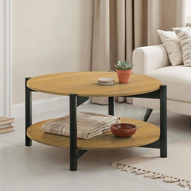 Hyde Round Coffee Table - Cocktail Table | Las Vegas Furniture Online