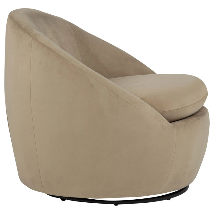 Myernick Upholstered Swivel Accent Chair
