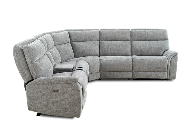 Mattheus Power Sectional with Cooler + 3 Recliners - Sectional | Las Vegas Furniture Online - View 48