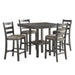 5659-36 - 5-Piece Pack Counter Height Set - LasVegasFurnitureOnline.com