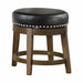 5681BLK-18 - Round Swivel Stool, Black - LasVegasFurnitureOnline.com