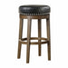 5681BLK-29 - Round Swivel Pub Height Stool, Black - LasVegasFurnitureOnline.com