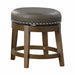 5681GRY-18 - Round Swivel Stool, Gray - LasVegasFurnitureOnline.com