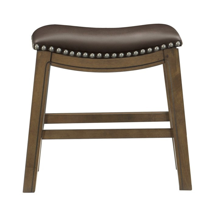 5682BRW-18 - 18 Dining Stool, Brown - LasVegasFurnitureOnline.com