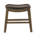 5682BRW-18 - 18 Dining Stool, Brown - LasVegasFurnitureOnline.com