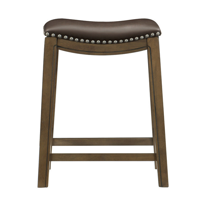 5682BRW-24 - 24 Counter Height Stool, Brown - LasVegasFurnitureOnline.com