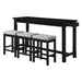 5713BK - 4-Piece Pack Counter Height Set - LasVegasFurnitureOnline.com