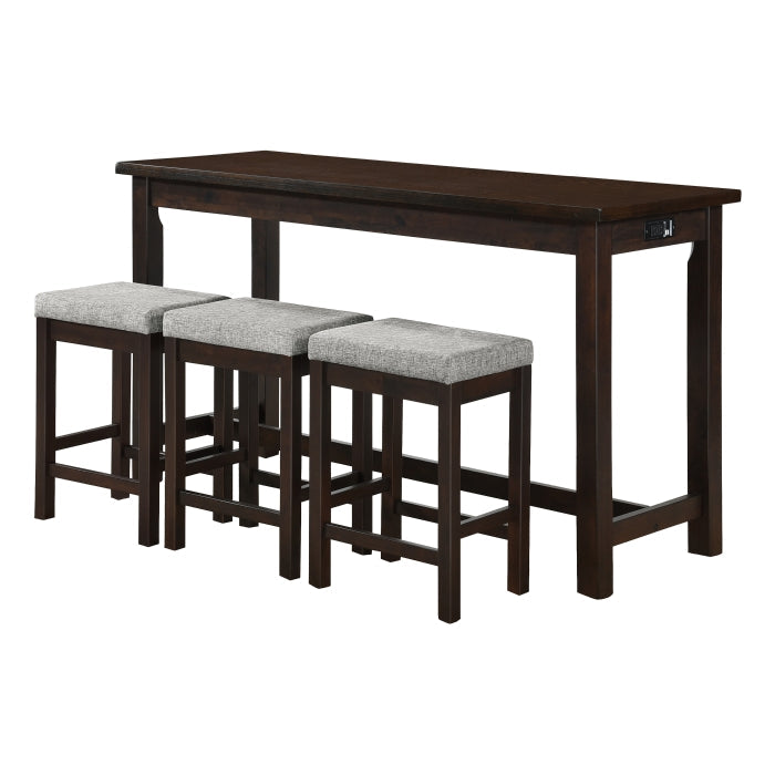 5713ES - 4-Piece Pack Counter Height Set - LasVegasFurnitureOnline.com