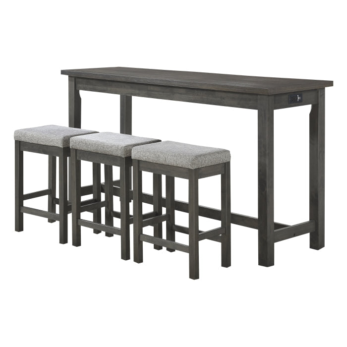 5713GY - 4-Piece Pack Counter Height Set - LasVegasFurnitureOnline.com