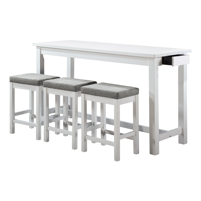 5713WT - 4-Piece Pack Counter Height Set - LasVegasFurnitureOnline.com