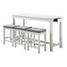 5713WT - 4-Piece Pack Counter Height Set - LasVegasFurnitureOnline.com