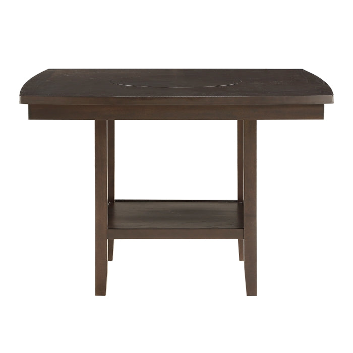 5716-36 - Counter Height Table with Lazy Susan - LasVegasFurnitureOnline.com