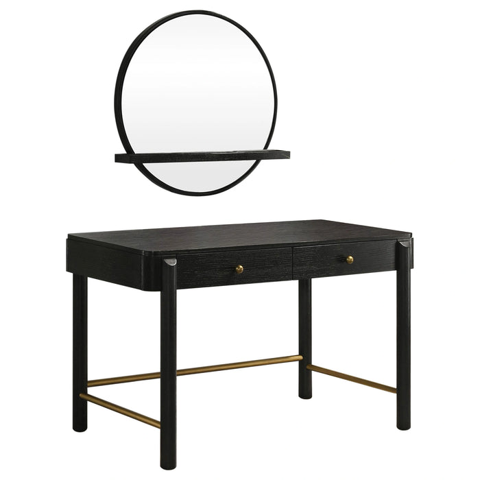 Arini Makeup Vanity Table with Wall Mirror Set