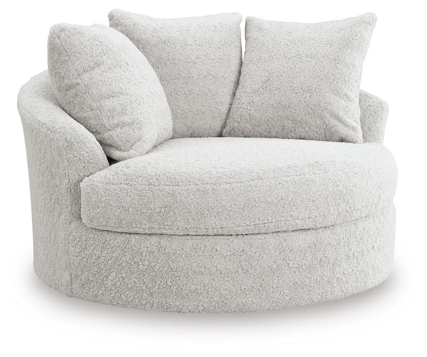 Cuddle Plush Oversized Swivel Accent Chair - LasVegasFurnitureOnline.com