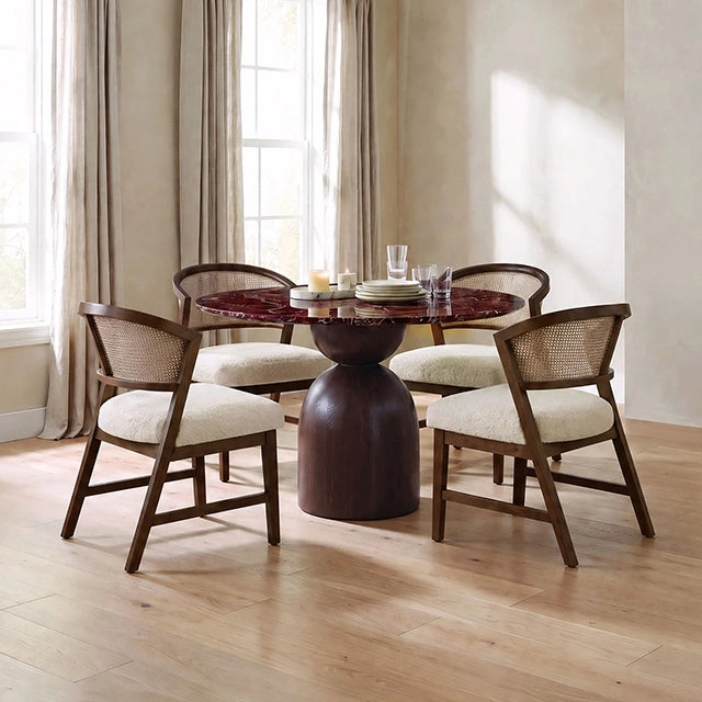 Cirava 5 Pc. Dining Table Set FM37027BR-RT-5PC-DW - Dining Table Set | Las Vegas Furniture Online - View 3