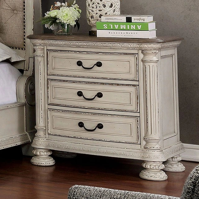 Lysandra Night Stand/ W USB - Nightstand | Las Vegas Furniture Online