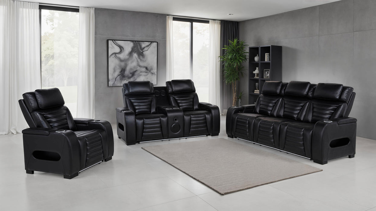 Zuma Dual Power Reclining Sofa Set